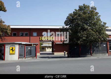 Entrée d'origine usine FERRARI FIORANO MARANELLO ITALIE 09 Septembre 2011 Banque D'Images