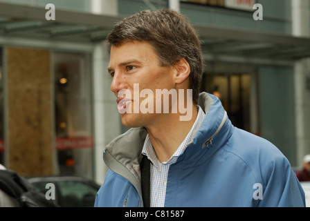 Le maire de Vancouver, Gregor Robertson. Banque D'Images