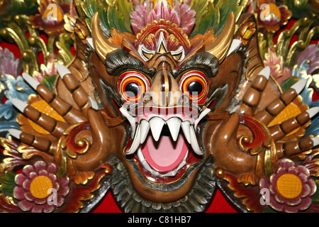 Un masque Barong Balinais Banque D'Images
