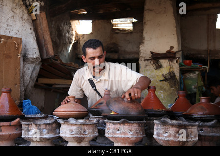 L'alimentation de rue marocain Banque D'Images