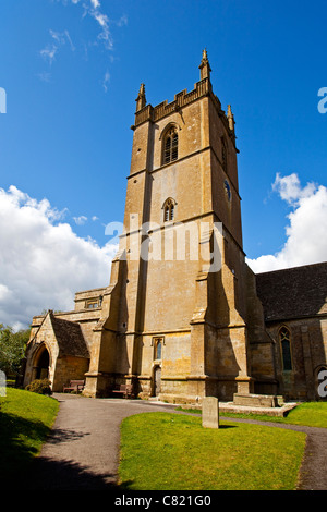 L'église paroissiale de St Edward's Stow on the Wold Gloucestershire UK Banque D'Images