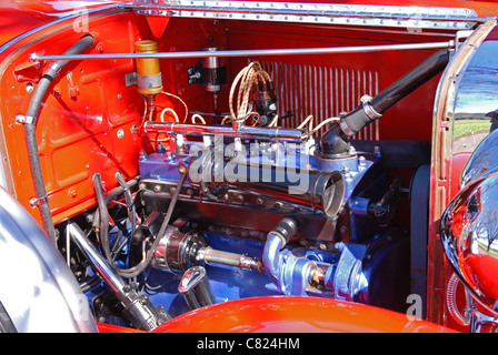 Moteur de la voiture d'époque Graham Paige 1929 Banque D'Images