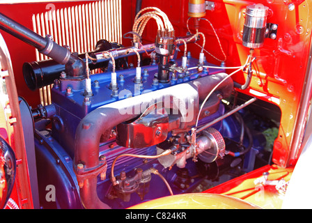 Moteur de la voiture d'époque Graham Paige 1929 Banque D'Images