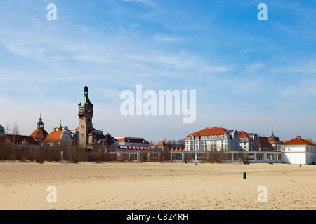 Beach Resort à Sopot, Pologne. Banque D'Images