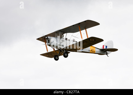 De Havilland DH82A Tiger Moth T7909 G-ANON en vol Banque D'Images