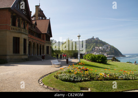 Palais Miramar à San Sebastian. Banque D'Images