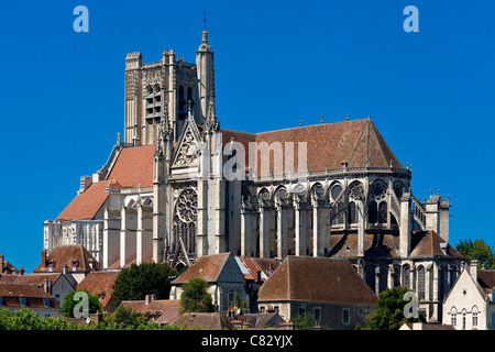 L'Europe, Yonne, Auxerre, Cathédrale Saint-Étienne Banque D'Images