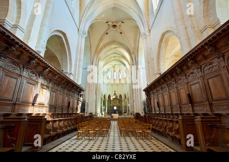 L'Europe, la France, l'Yonne (89), l'abbaye de Pontigny Banque D'Images