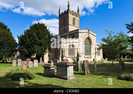 L'église de St Edward, Stow-on-the-Wold, Gloucestershire, England, UK Banque D'Images