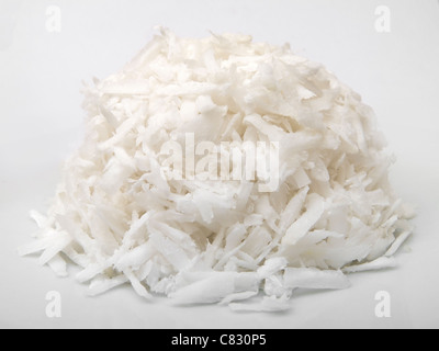 Tas de noix de coco râpée Banque D'Images
