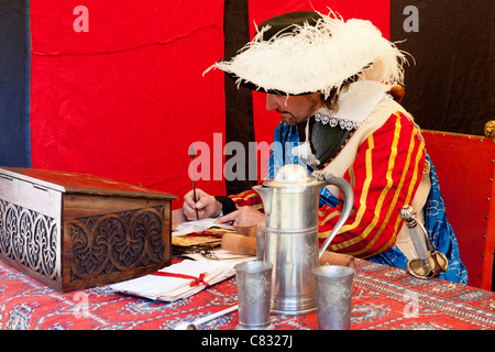 English Civil War re-enactment Banque D'Images