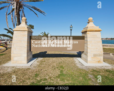 Castillo de San Marcos, St Augustine Banque D'Images