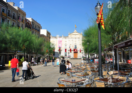 Ayuntamiento, Plaça de la Font, Vieille Ville, Tarragona, Costa Dorada, province de Tarragone, Catalogne, Espagne Banque D'Images