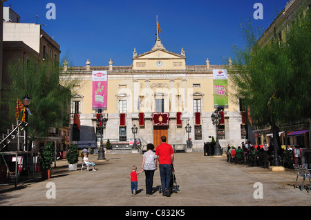 Ayuntamiento, Plaça de la Font, Vieille Ville, Tarragona, Costa Dorada, province de Tarragone, Catalogne, Espagne Banque D'Images