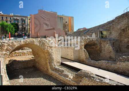 Circ Roma, Vieille Ville, Tarragona, Costa Dorada, province de Tarragone, Catalogne, Espagne Banque D'Images