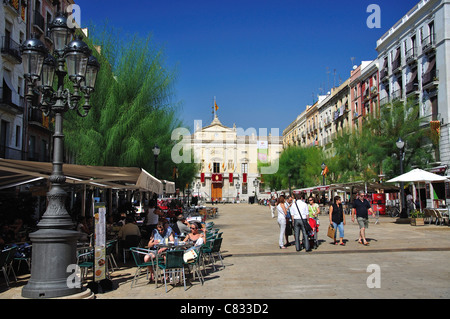 Ayuntamiento, Plaça de la Font, Vieille Ville, Tarragona, Costa Dorada, province de Tarragone, Catalogne, Espagne Banque D'Images