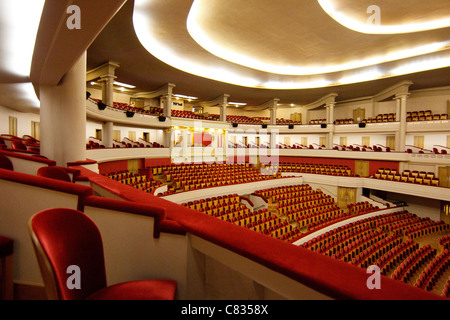 L'opéra de Bruxelles est officiellement appelé Le Théâtre Royal de la Monnaie (Koninklijke Muntschouwburg). Raccourcie et populaire Banque D'Images