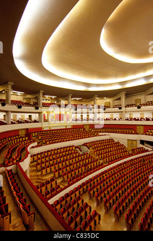 L'opéra de Bruxelles est officiellement appelé Le Théâtre Royal de la Monnaie (Koninklijke Muntschouwburg). Raccourcie et populaire Banque D'Images