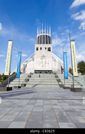 Metropolitan Cathedral of Christ the King, Liverpool, Royaume-Uni Banque D'Images