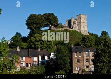 Château de Lewes, Lewes, dans le Sussex, Angleterre Banque D'Images