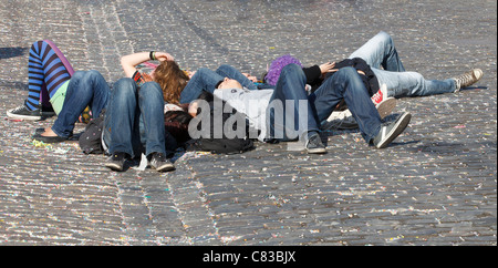 adolescents Banque D'Images