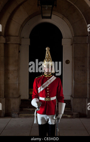 La vie de Queen's Guard, Londres, Angleterre Banque D'Images