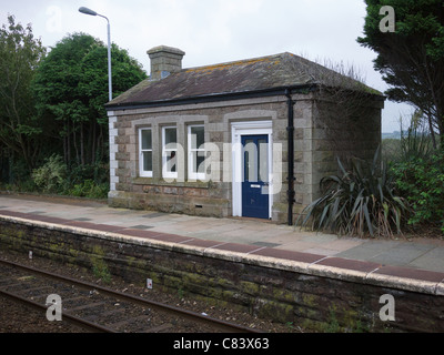 Bâtiment à St Erth gare ferroviaire, près de St Ives, Cornwall. Banque D'Images