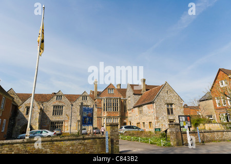 Salisbury and South Wilts Museum, La Maison du Roi, près de la cathédrale de Salisbury, Salisbury, Wiltshire, Royaume-Uni Banque D'Images