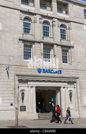 La Banque Barclays, North Street, les ruelles, Brighton, East Sussex, England, UK Banque D'Images