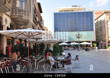 Placa Mercadal, Reus, province de Tarragone, Catalogne, Espagne Banque D'Images