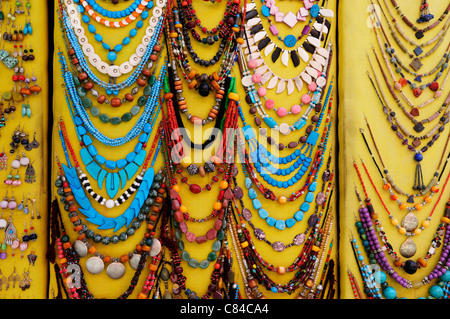 Bijoux à vendre, Marrakech, Maroc Banque D'Images