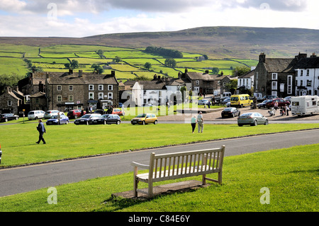 Village de Reeth, Yorkshire de Swaledale, Angleterre Banque D'Images