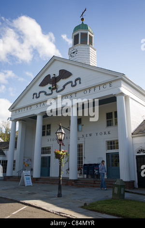 Bureau de poste historique, village de Stony Brook, North Shore, Long Island, New York Banque D'Images