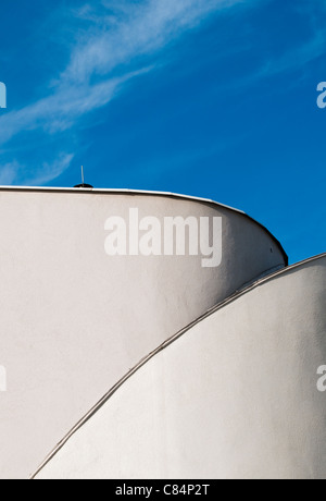 Détail architectural, House par Hans Scharoun à Weissenhof Estate (Weissenhofsiedlung), Stuttgart, Allemagne Banque D'Images