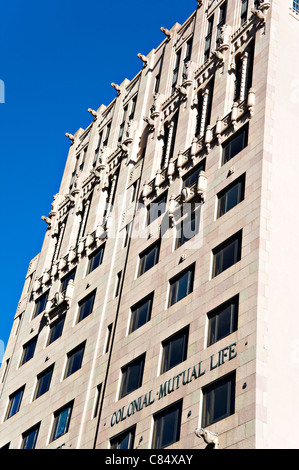 L'époque coloniale à la Mutuelle du bâtiment maintenant un hôtel de caractère dans la rue Hindley Adelaide (Australie) Banque D'Images