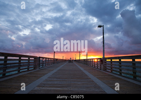 Dania Beach Pier Banque D'Images