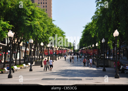 Rambla Nova, Tarragona, Costa Dorada, province de Tarragone, Catalogne, Espagne Banque D'Images