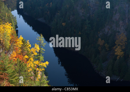 Canyon Barron, Algonquin Provincial Park, Ontario, Canada Banque D'Images