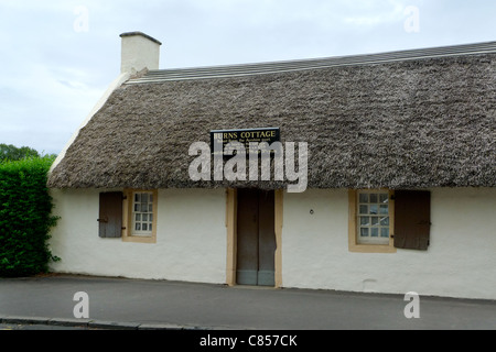 Maison de naissance du poète national écossais Robert Burns, Alloway, Ecosse, 2011. Banque D'Images