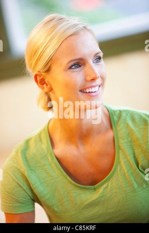 Close-up Portrait of Woman, Seattle, Washington, USA Banque D'Images