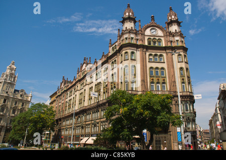 Párizsi udvar (Paris) aka Brudern-ház, Brudern house (1912), Ferenciek square, le centre de Budapest, Hongrie, Europe Banque D'Images