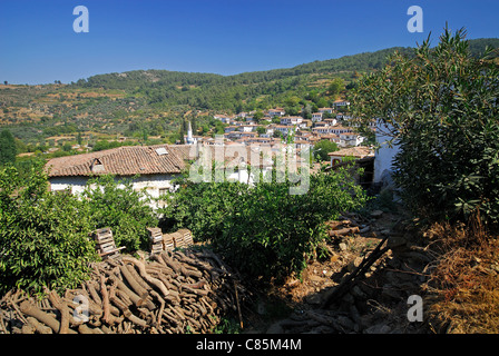 SIRINCE, Turquie. Une vue sur le village sur une colline près de Selçuk. 2011. Banque D'Images