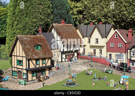 Bekonscot model village and railway, Beaconsfield, Buckinghamshire, UK Banque D'Images