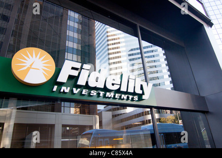 La Fidelity Investments bureau au 1625 Broadway, Suite 110 Denver, Colorado, USA. Banque D'Images