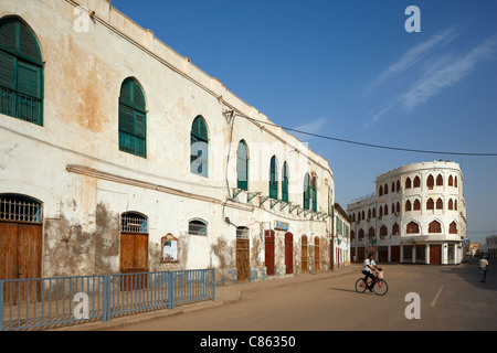 Vieille Ville, Massawa, l'Erythrée, l'Afrique Banque D'Images