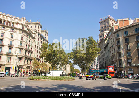 Rambla Catalunya, Barcelone, Province de Barcelone, Catalogne, Espagne Banque D'Images