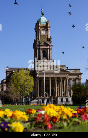 Mairie et musée de Birkenhead, Wirral, Merseyside Banque D'Images