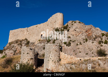 Château de Poza de la sal, Burgos, Castille et Leon, Espagne Banque D'Images