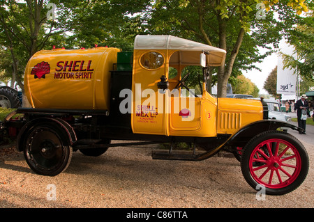 1922 Ford TT-citerne d'essence Shell Banque D'Images