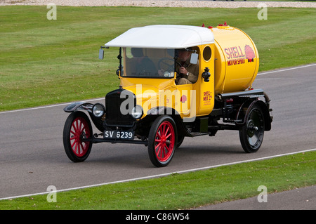 1922 Ford TT-citerne d'essence Shell Banque D'Images